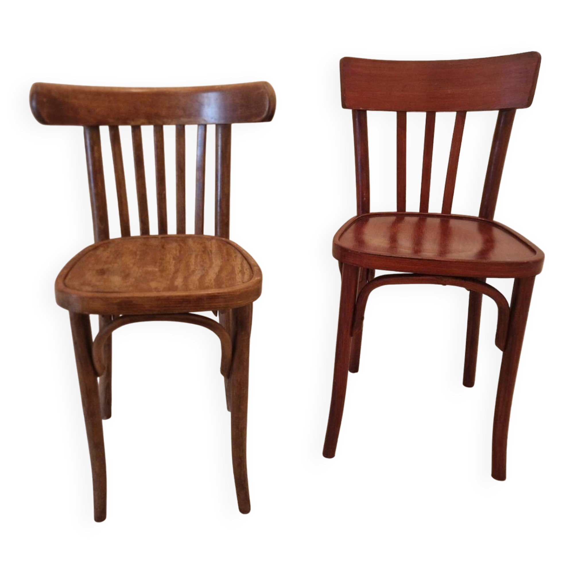 Lot de deux chaises bistro