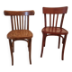 Lot de deux chaises bistro