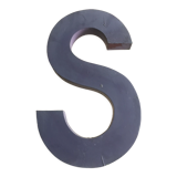 Industrial letter in zinc