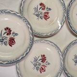 Sarreguemines digoin plates Juliette model
