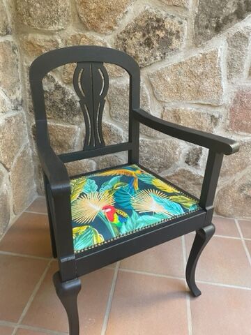 Louis Philippe armchair Tropical wood