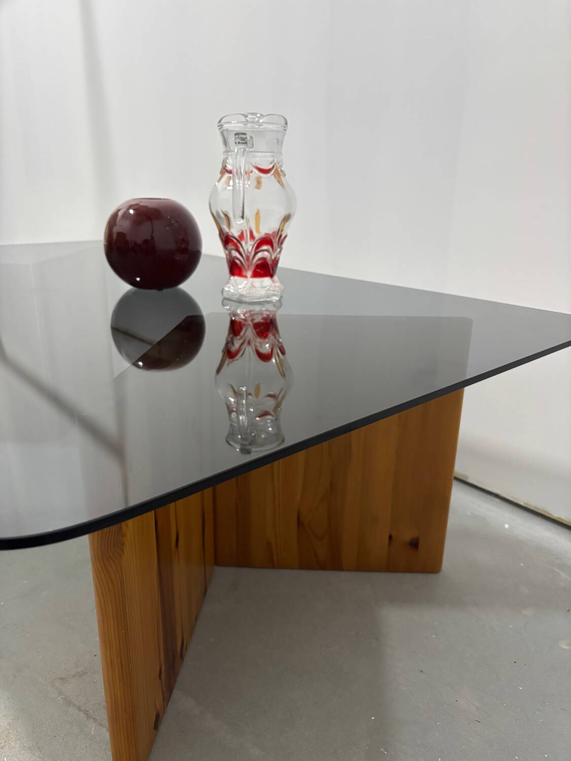 Rectangular coffee table IKEA Sweden model "Lagun" vintage