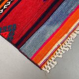 Old Turkish narrow Kilim Runner 250x44 cm shabby chic, vintage kelim