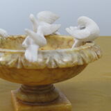 Alabaster bird bath