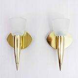 Pair of Italian wall lights, 1970s