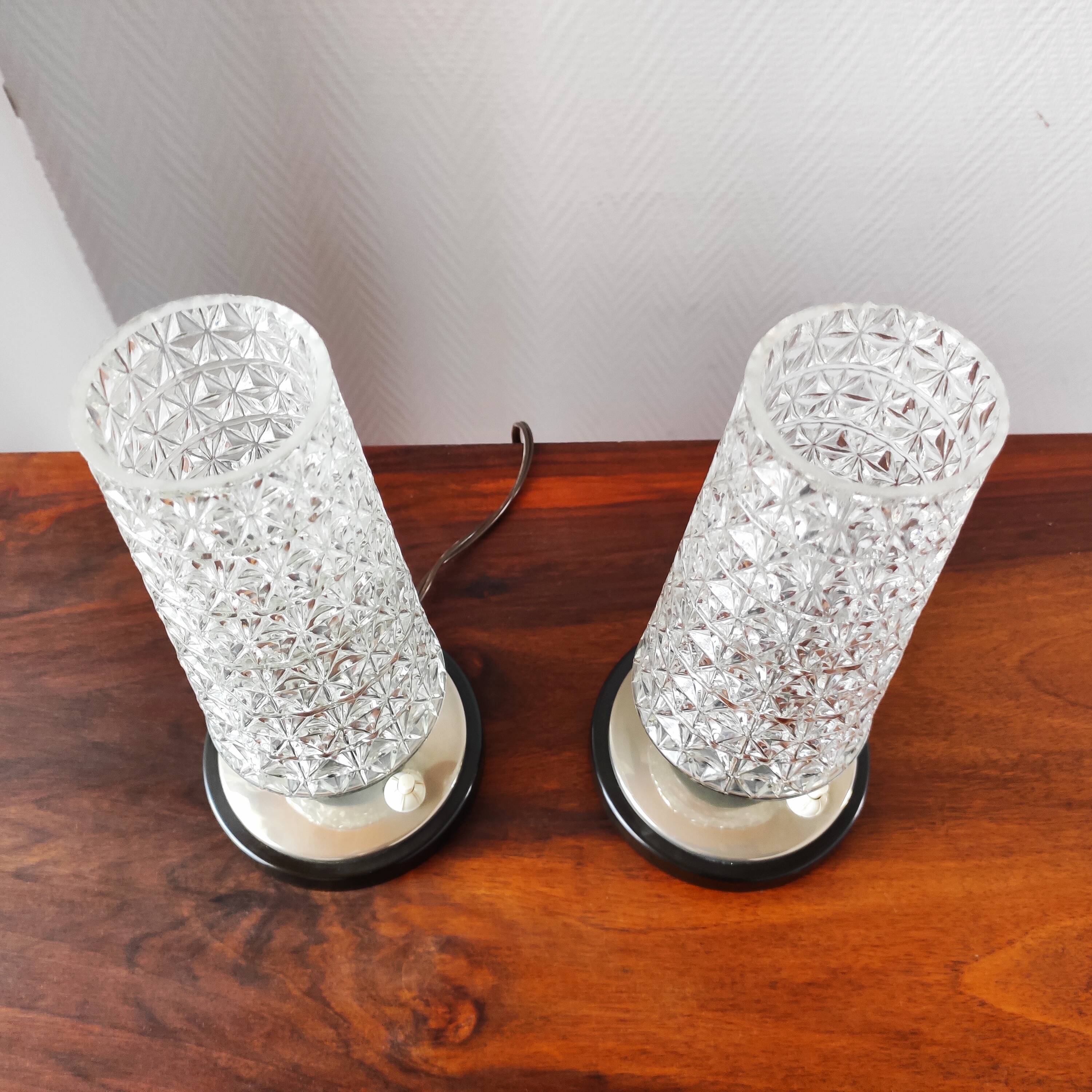 Pair of vintage lamps 1965