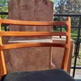 6 Scandinavian teak chairs from the 60