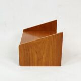 Ensemble de tables de chevet avec tiroir en teck de design danois des années 1960