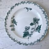 Round plate in iron earth model "richelieu" xixth
