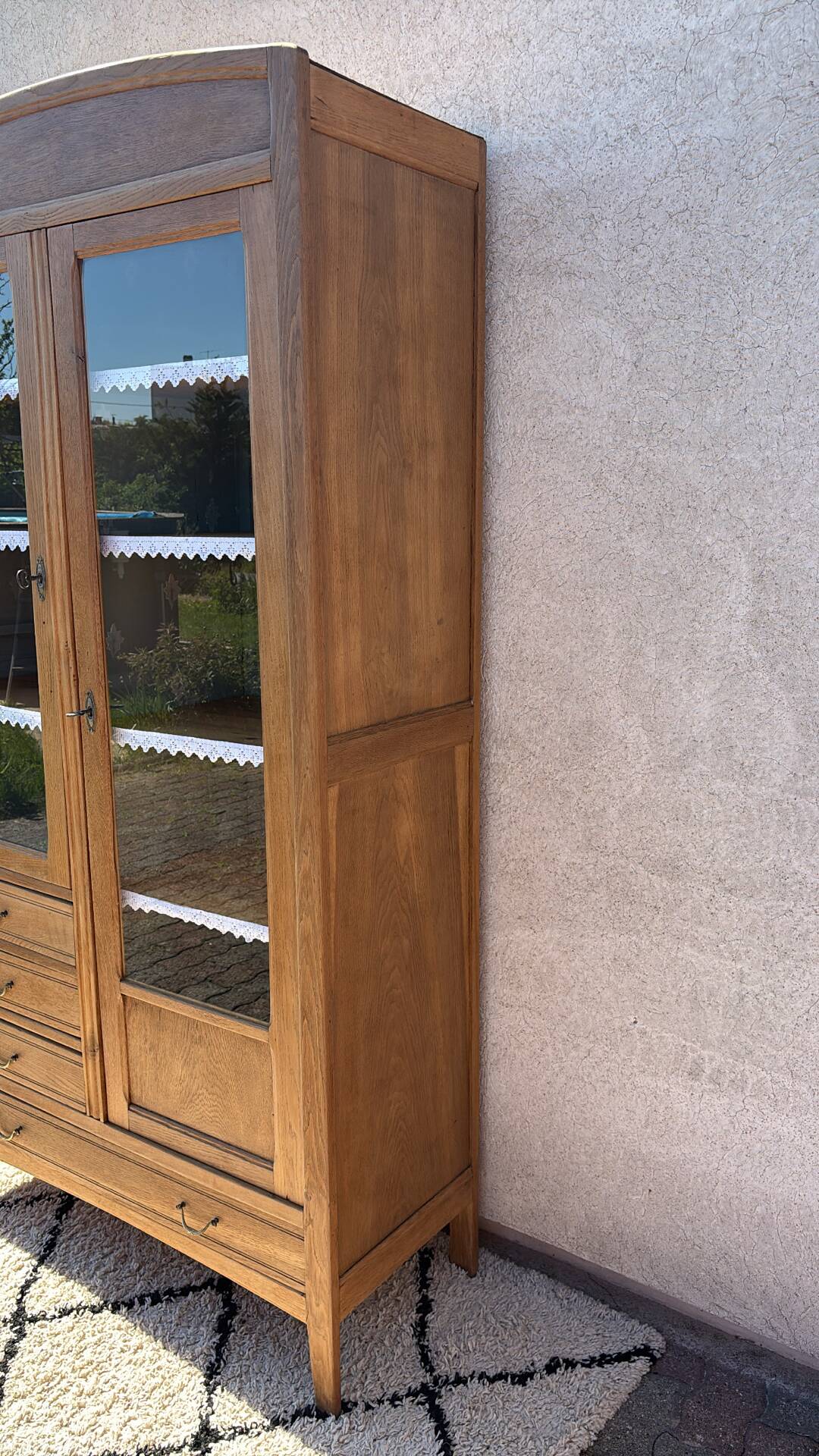 Vitrine en chêne