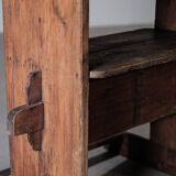 Antique workshop table - Savoy folk art, circa 1900