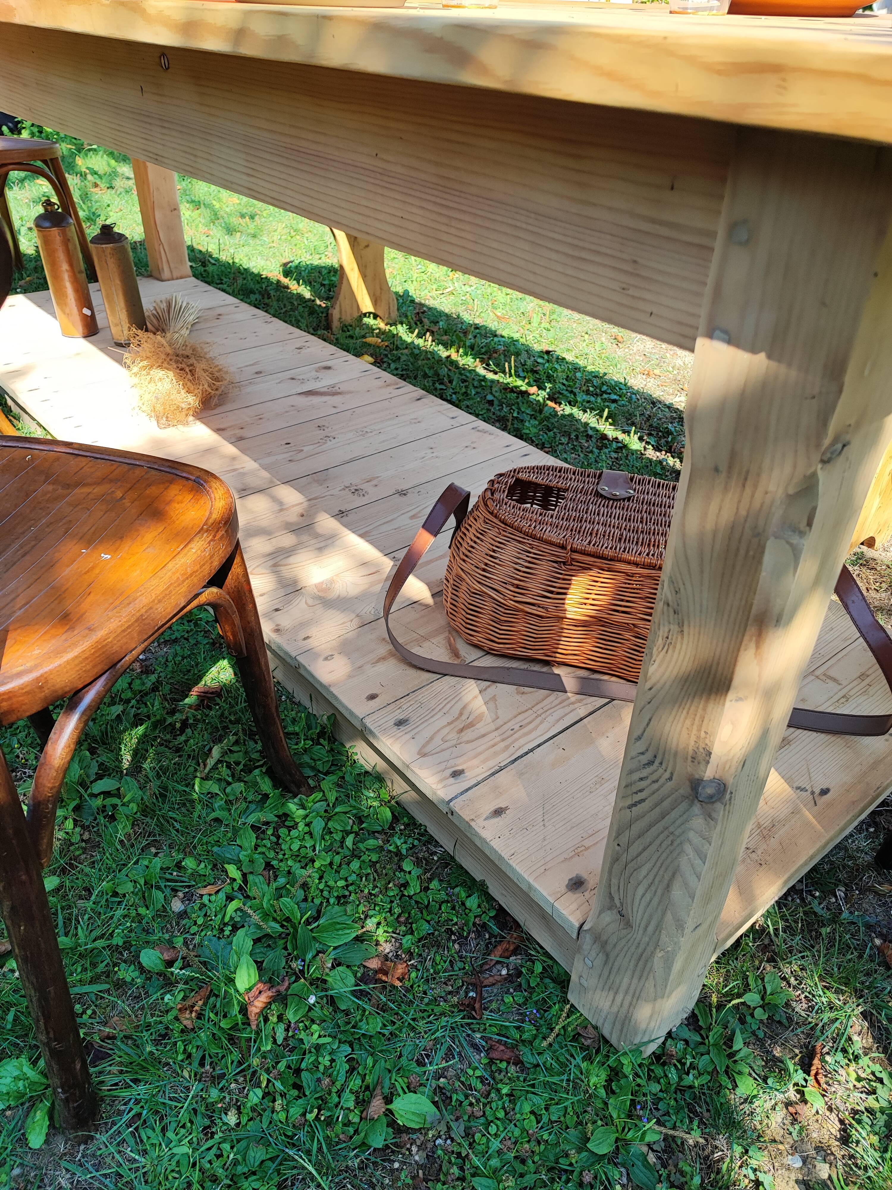 Old draper's table