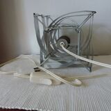 Uranus lamp by Max Sauze, aluminum creation from the 70s