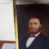 Oil on canvas portrait