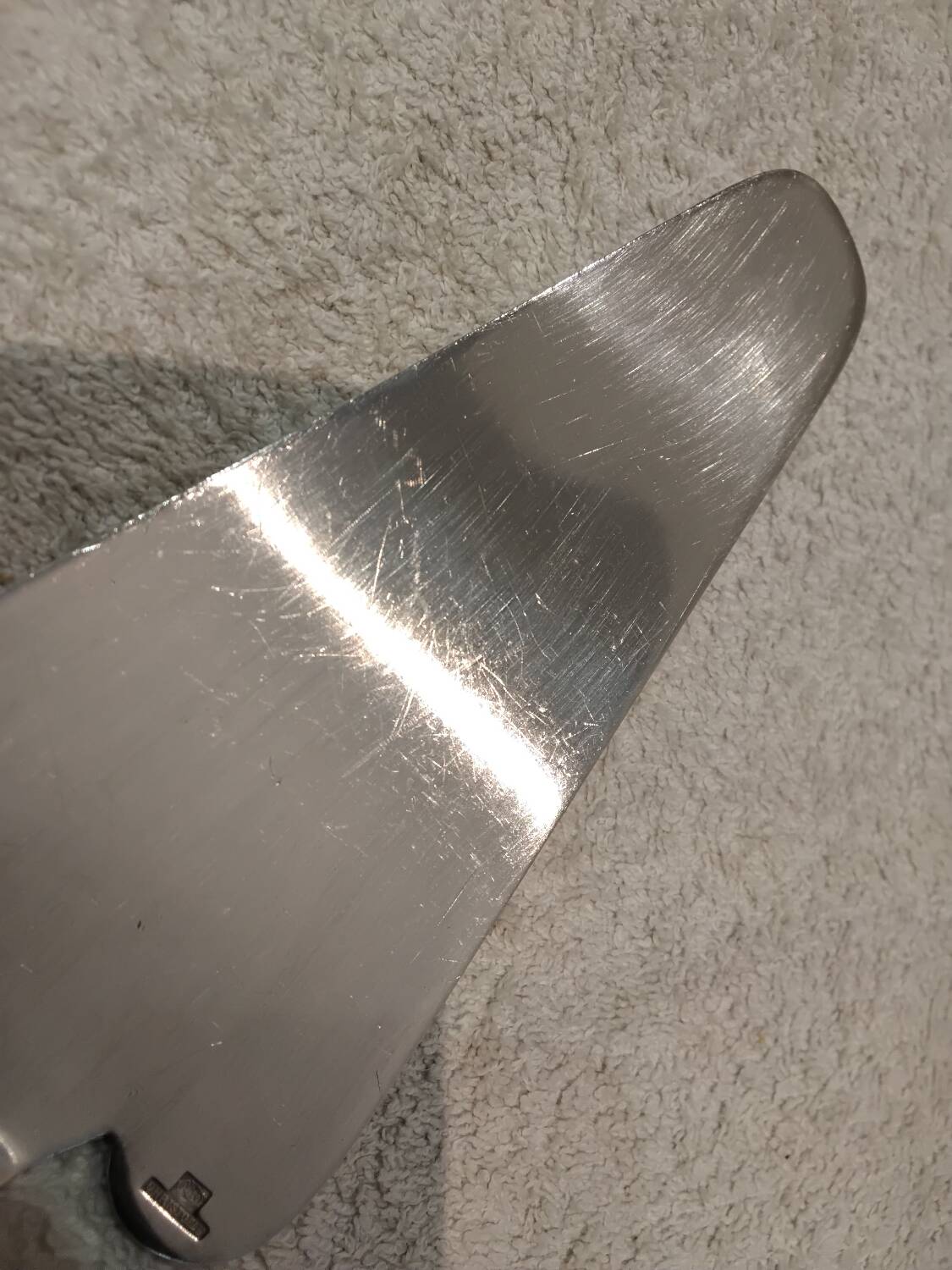 Silver-plated metal pie server by Christofle, America, 26.3cm