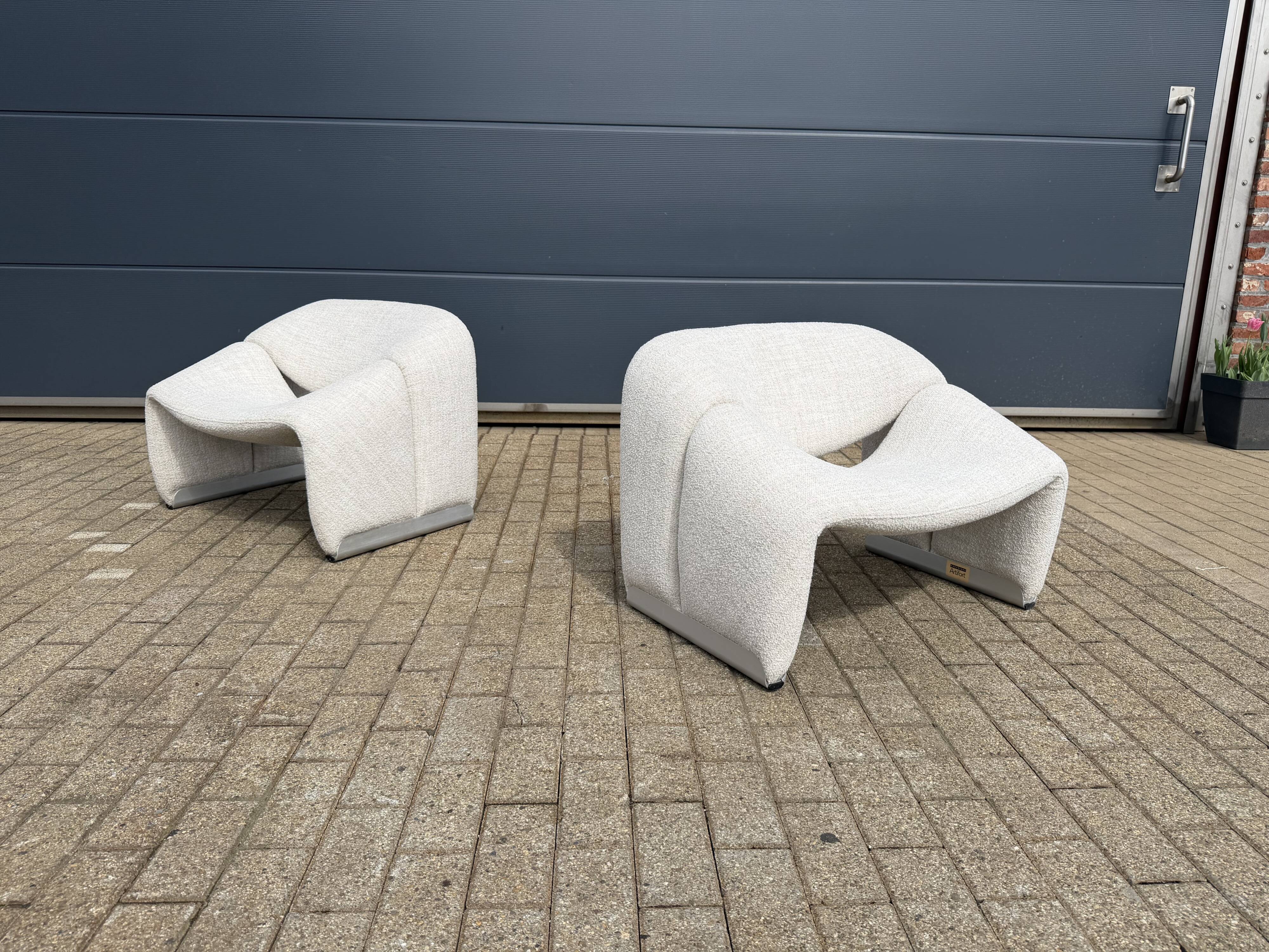 Artifort F598 Groovy armchairs in excellent condition!! Pierre Paulin