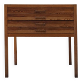 Large Danish drawing cabinet from the mid-century in pine and beech, 1960s.