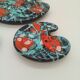 Bottle Coaster Painter's Palette Multicoloured Ceramic Pop