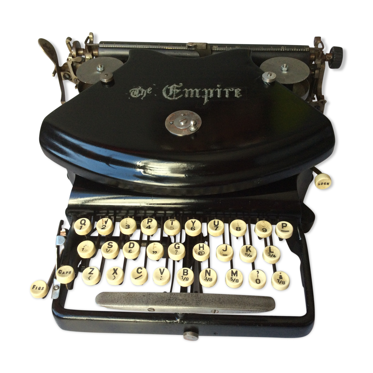 Old typewriter Empire 1892