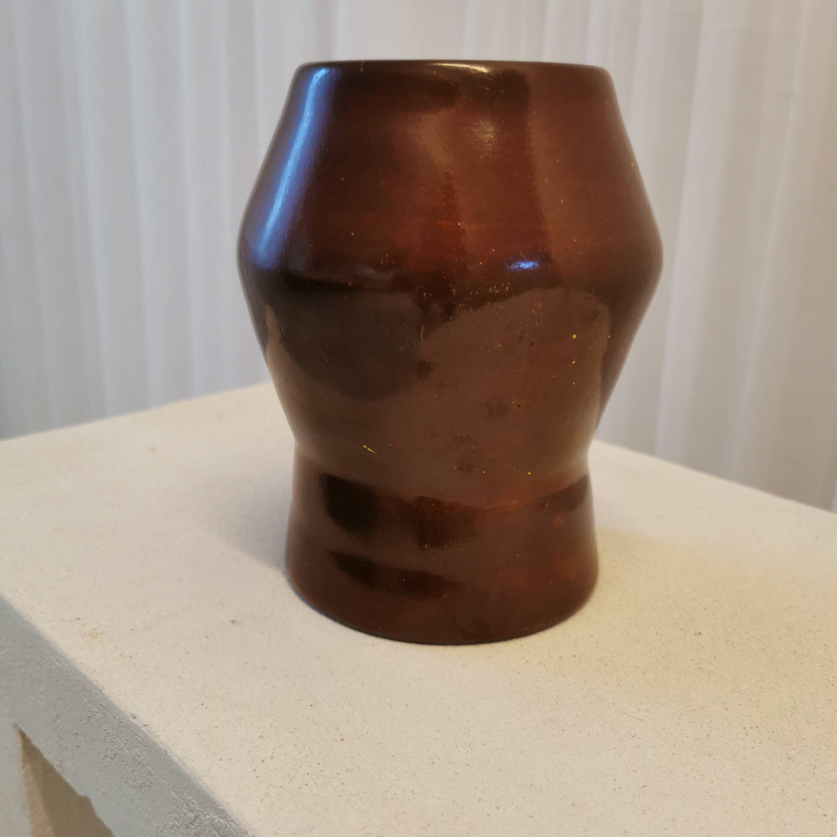 Glazed ceramic vase
