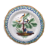 Plate of Nevers XVlll siecle