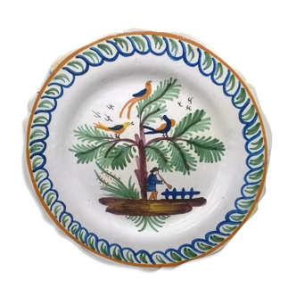 Plate of Nevers XVlll siecle