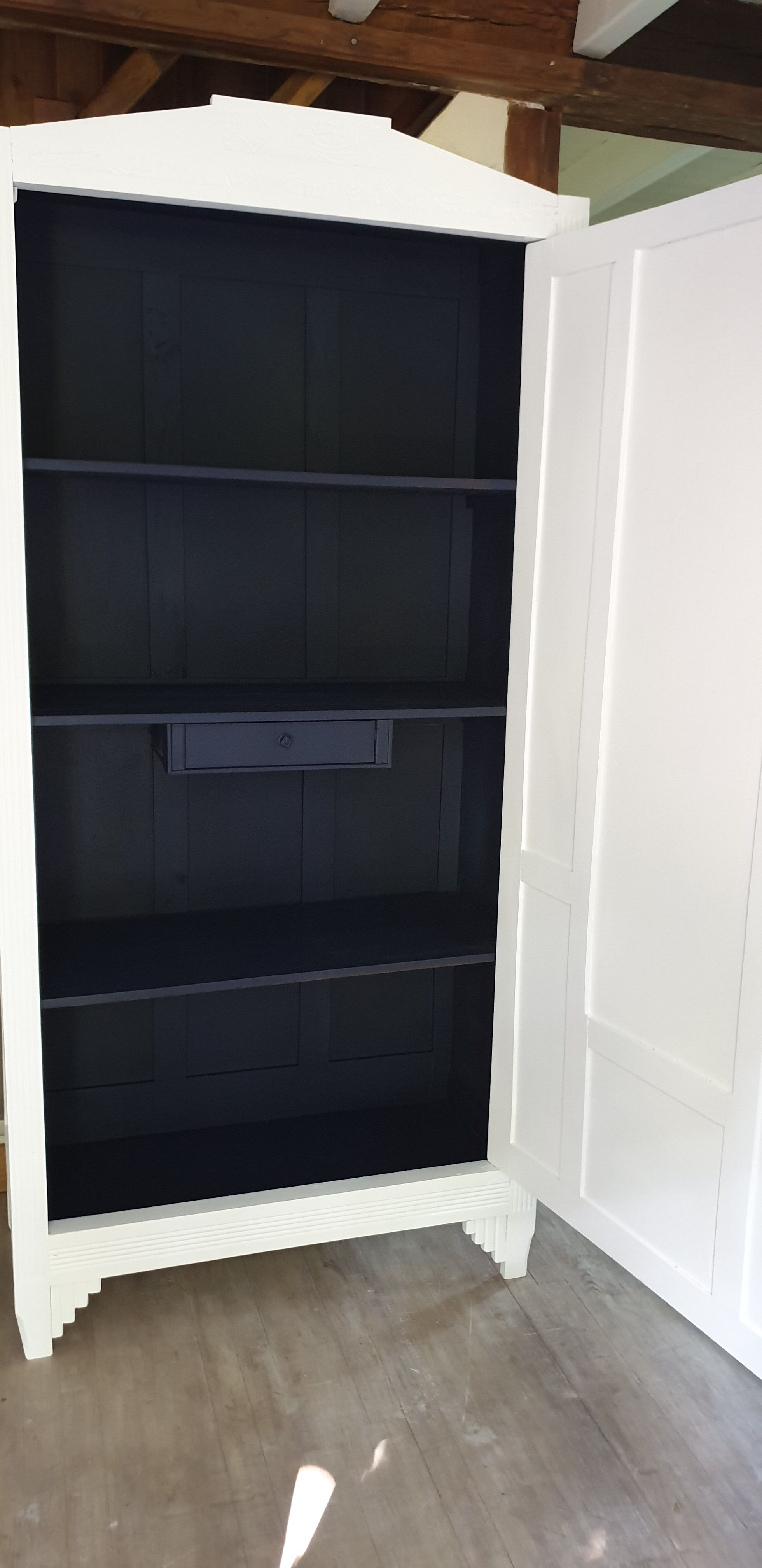 White Parisian wardrobe