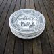 6 old talking plates Gien – Friendship