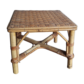 Rattan bamboo plant holder