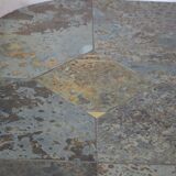 Table base oeil brutaliste en ardoise Paul Kingma