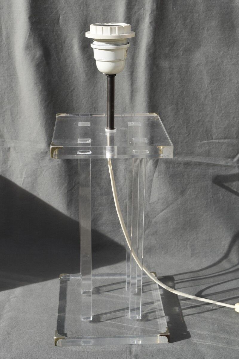 Lamp David Lange plexiglas 1970
