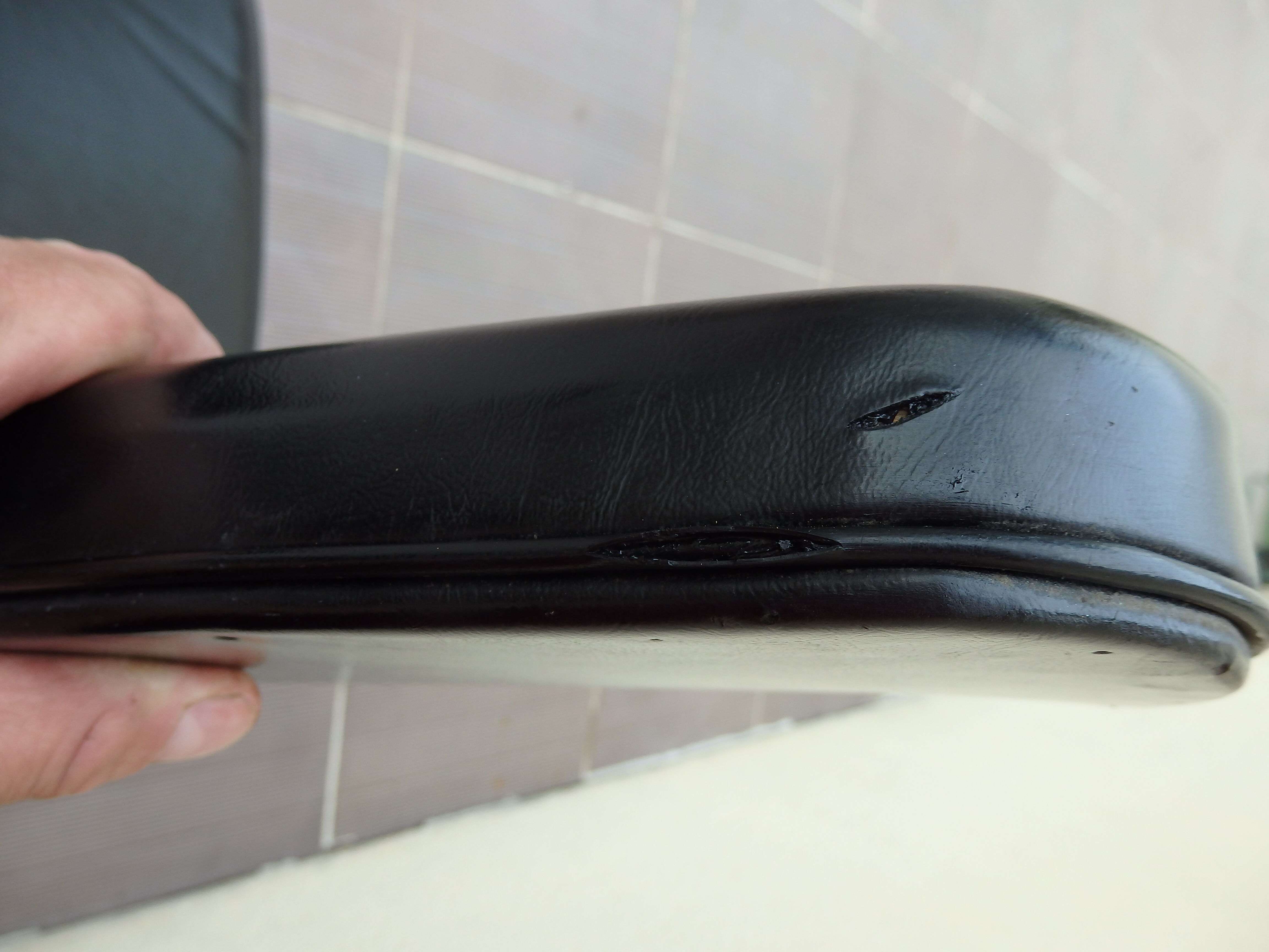 Pair of SIF chairs feet vintage Eiffel