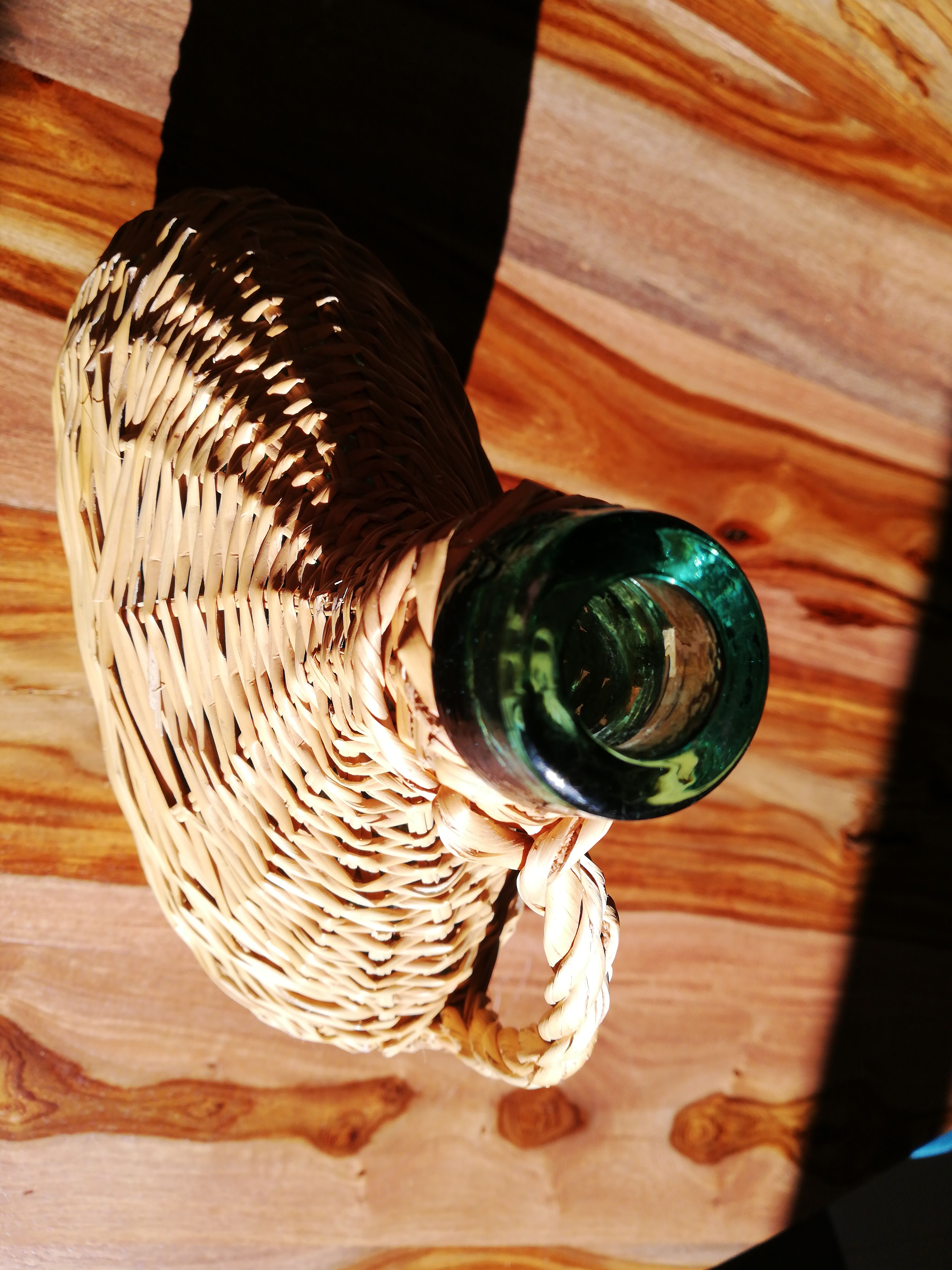 Demijohn in rattan