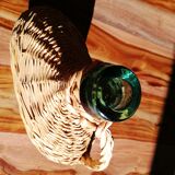 Demijohn in rattan