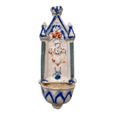 Benitier polychrome Martres Tolosanes, XIXeme