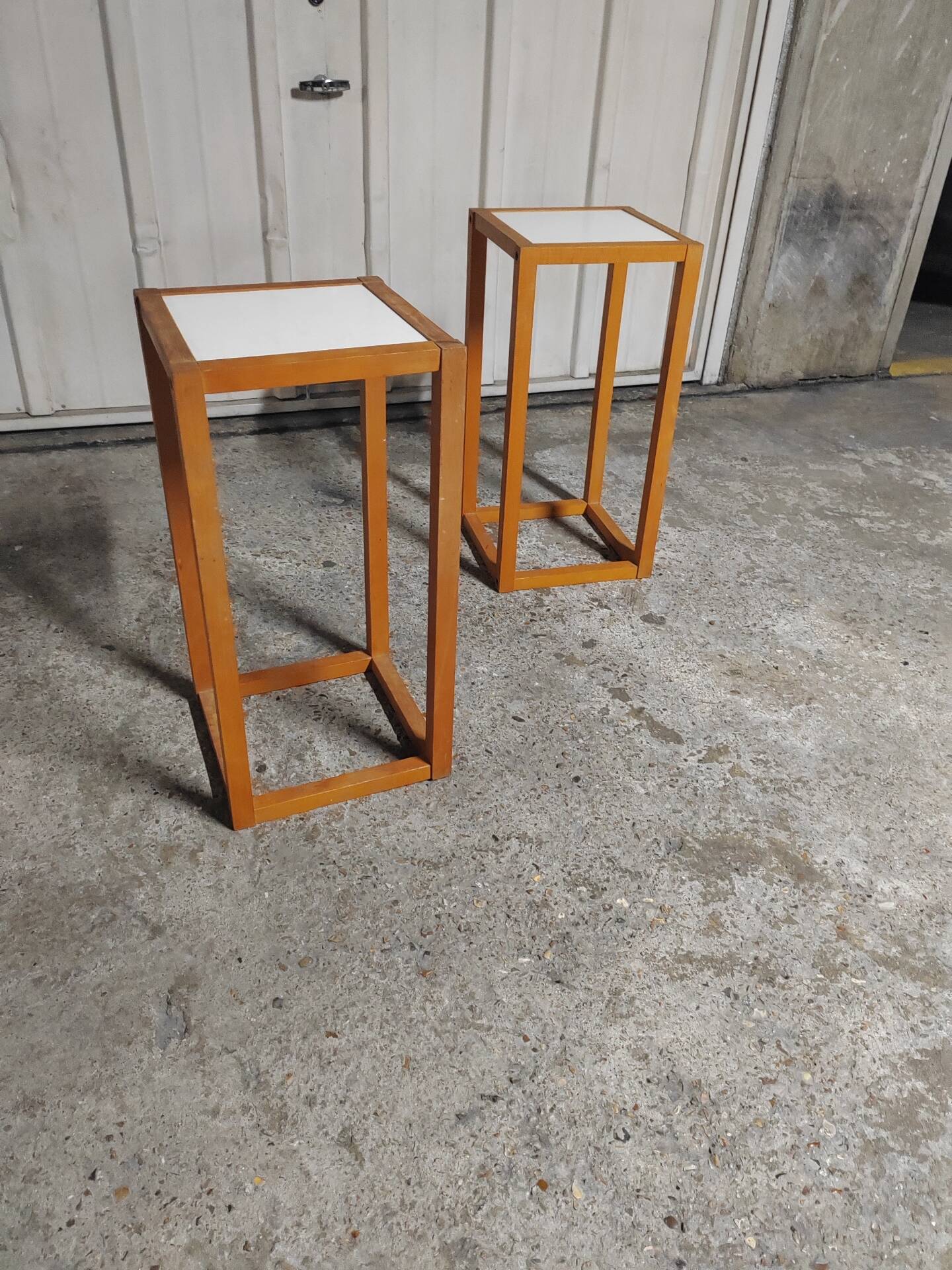 Pair of side tables by André Sornay