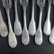 12 Christofle silver metal cake forks model Vendôme/Arcantia before 1983