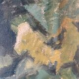 Vintage Oil on Canvas by Swedish artist Anna Munther (1915-2000)