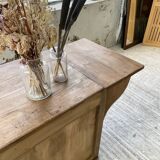 Two-sided central island counter in pine 220cm
