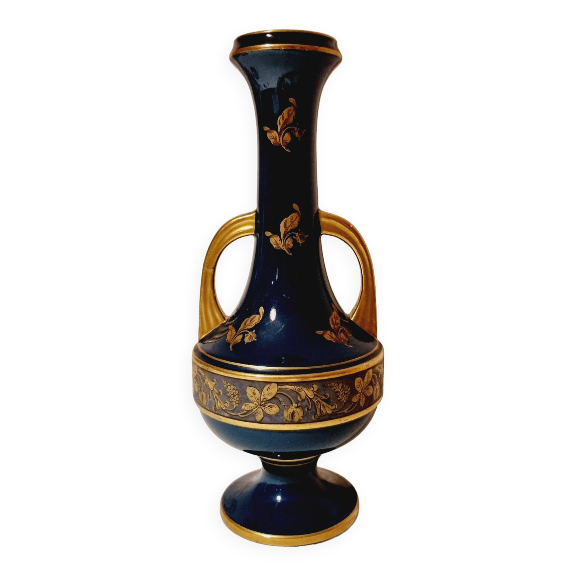 French Empire style vase from the 1920s by Jaget & Pinon