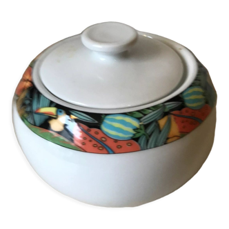 Porcelain sugar bowl Pillivuyt