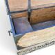 Large antique Asian travel chest made of mango wood.