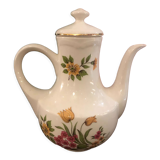 Old teapot Gien flowered