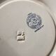 Antique flat plate, ironstone, Boulenger, Choisy-le-Roi "Parmentier"