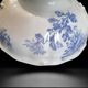 Part of a 25-piece Sarreguemines earthenware dinner service - Purple floral decoration