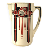 Saint amand art deco pitcher