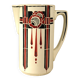Saint amand art deco pitcher