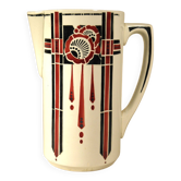 Saint amand art deco pitcher