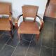 Pair of skai bridge armchairs