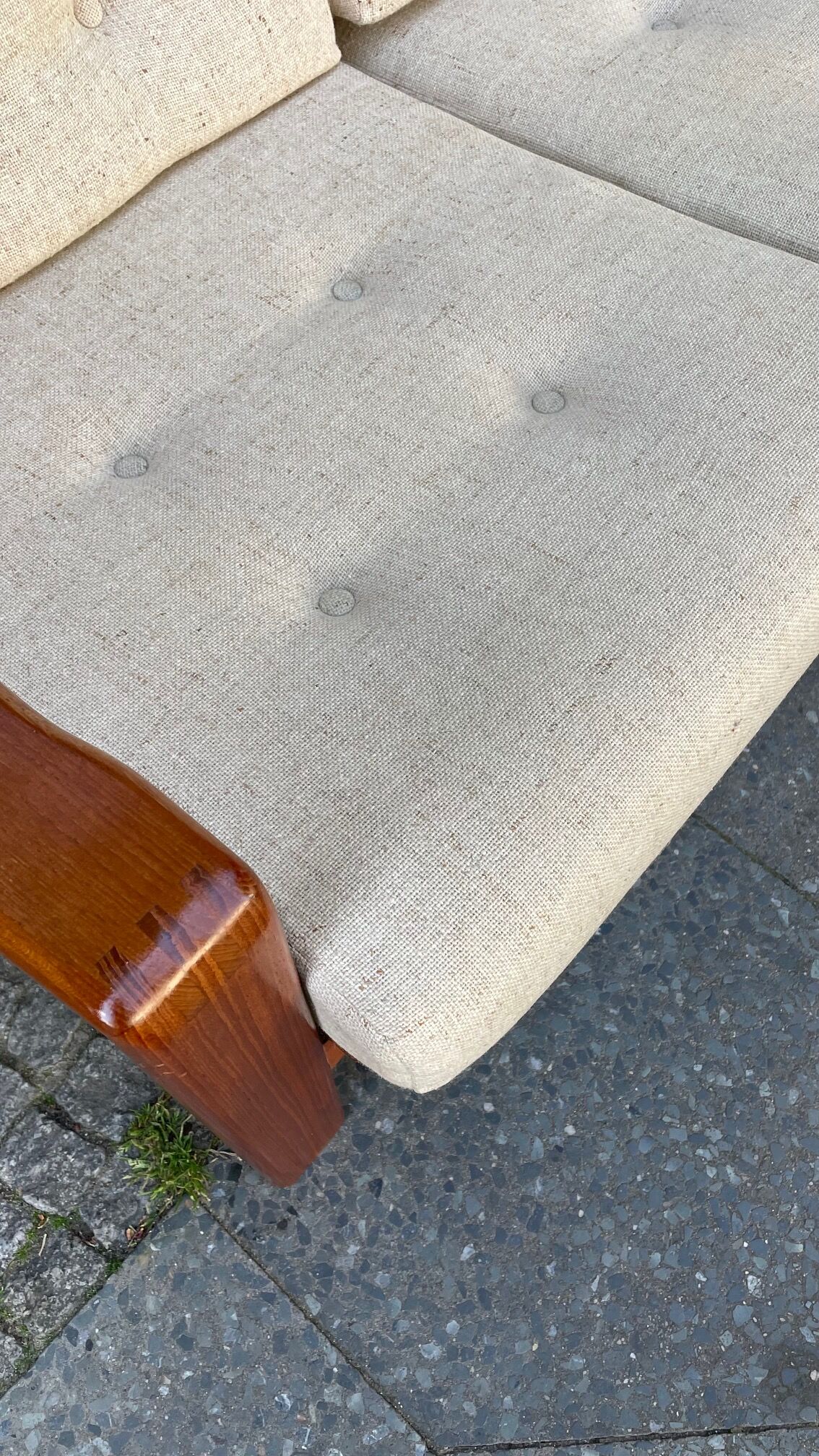 Scandinavian teak sofa from the 60s 70s vintage Danish design